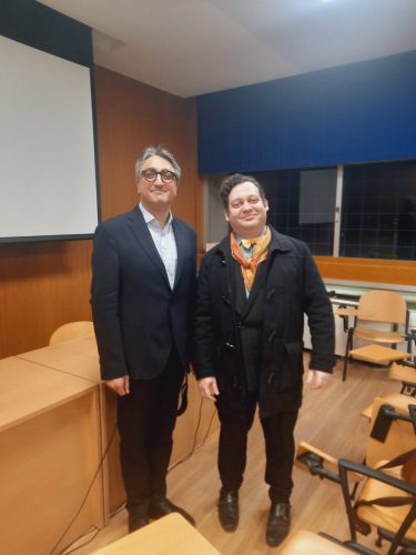 An event with Professor Rasoul Namazi on Leo Straus at the National and Kapodistrian University of Athens.